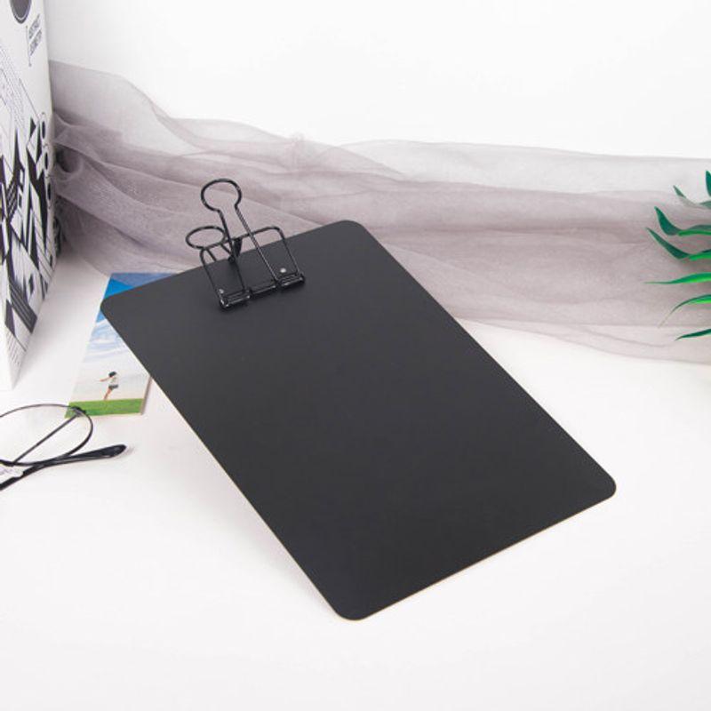 

Office Supplies Metal File Folder A4 A5 Writing Pad Menu Holder Student Art Painting Sketchpad Black A5