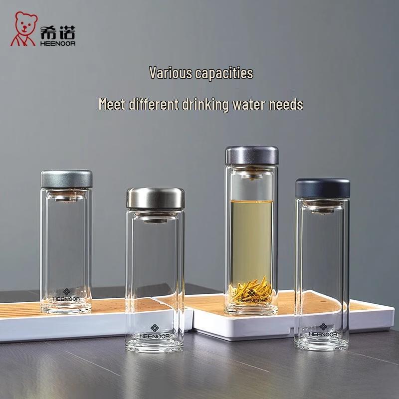 Xinuo Double-Wall Borosilicate Glass Cup