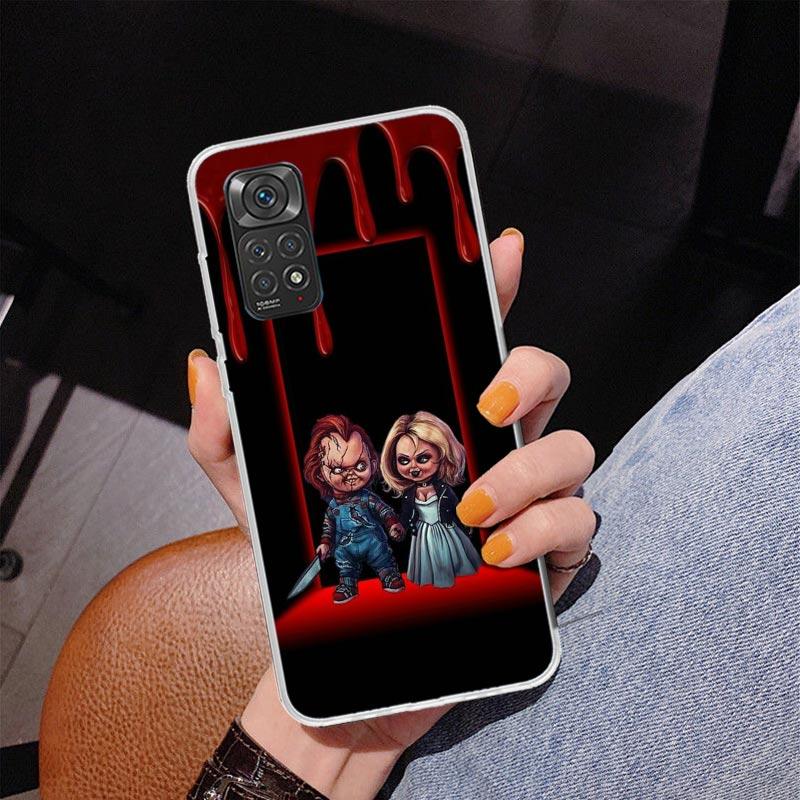 Chucky Kinderspiel Handyhülle für Xiaomi Redmi Note 15 14 13 12S 12 11 Pro Plus 14S 11S 11E 10 10S 11T 5G Personalisierte Hülle
