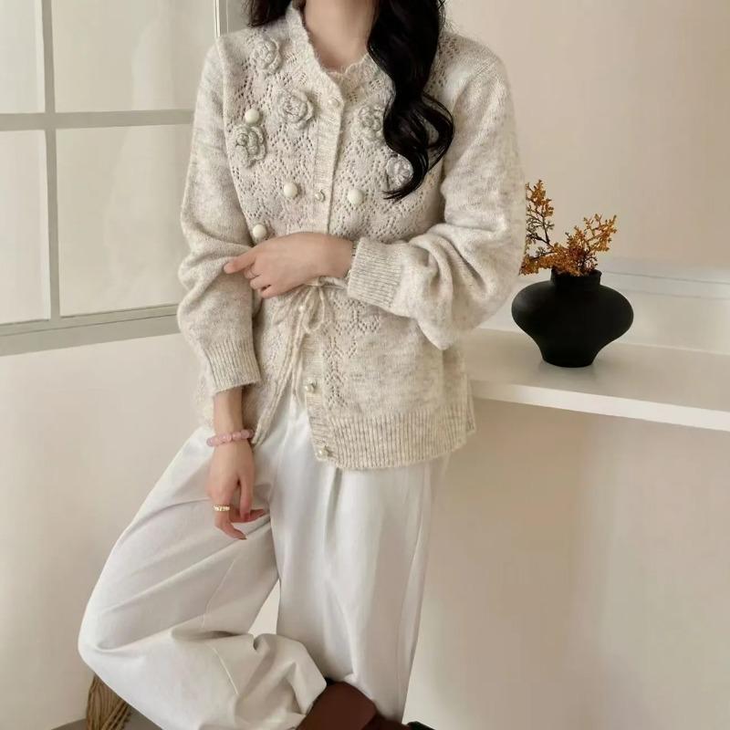 

Светри Пальто Кардиган для Жінок Зимові Оверсайз Флісові Потовщені Однотонні Вільні З Довгим Рукавом В язані Светри Пальто XXL