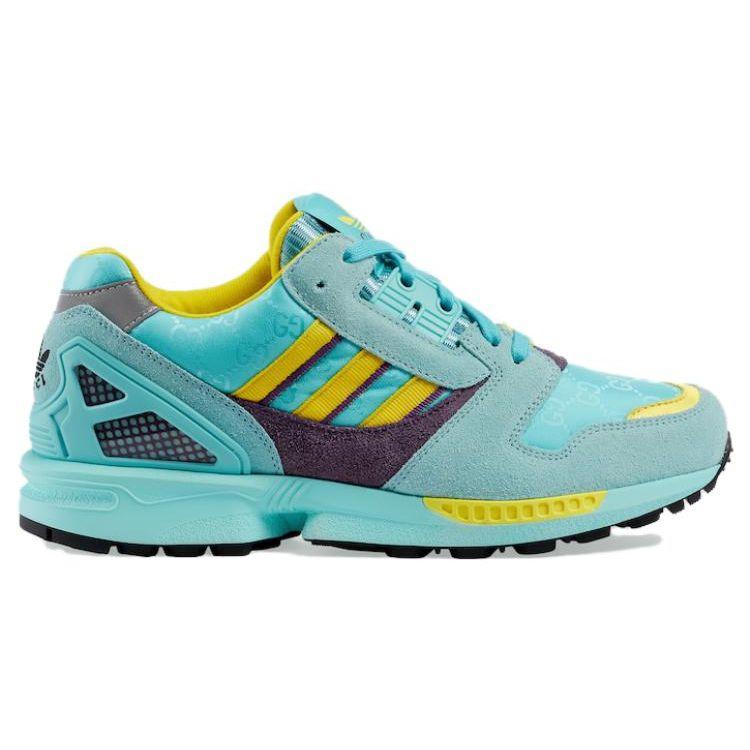 Adidas Originals ZX 8000 GG Canvas Módní šněrovací Odolné Nízké Sportovní Ležérní Boty Dámské tenisky Světle zelené 722212-AAA9L-4644