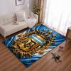 Golden Argentinian Shield Design Rug Non-slip rug suitable for living room and bedroom sofas sofas
