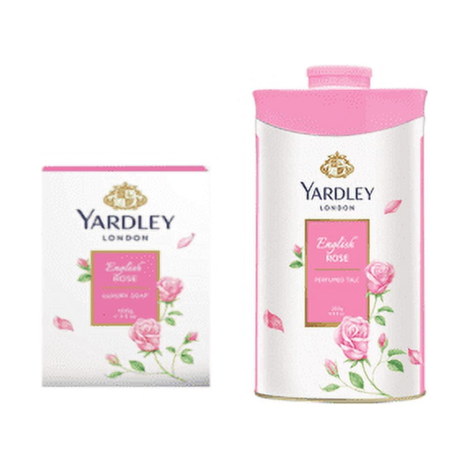 

Yardley London Luxury Soap & Perfumed Talc English Rose Set Combo EXP 2025