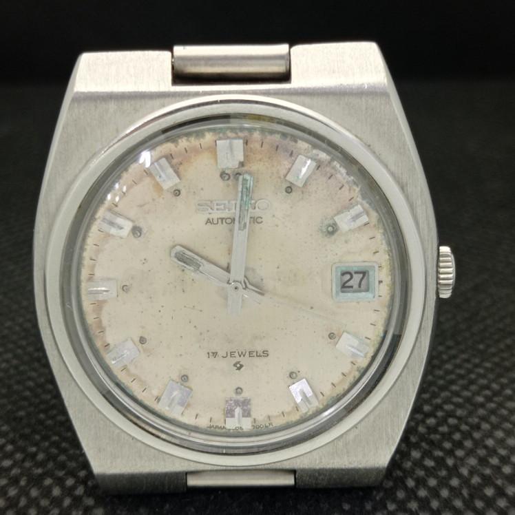 USED VINTAGE SEIKO 5 AUTOMATIC 6309A JAPAN MENS DATE WATCH 621b-a413540-2 SKU621b-a413540