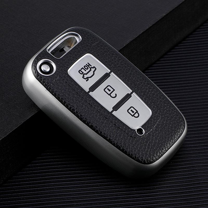 Hyundai Key Case for Santa Fe, Ix35, Festa, Ix25, Elantra, Mistra - Car Buckle Bag Shell.