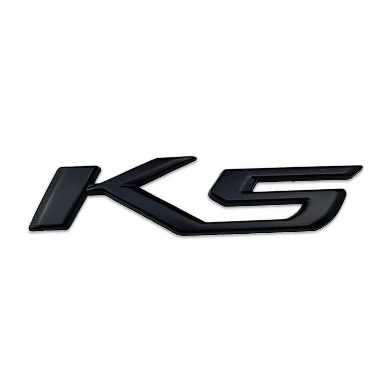 AABJB1 Metal Car Fender Side Sticker Tail Trunk Badge Decals for KIA K5 Emblem Auto Exterior Decoration
