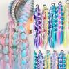 Long Lantern Bubble Twist Braid Dreadlock Gradient Hair Wrap Colorful Lantern Knot Hair for Women