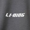 Li Ning Sports Lifestyle Series Letter Color Block Mid Waist Breathable Versatile Loose Fit Cuffed Knit Sports Pants Men Bottoms Coal-Gray AKLV995-5