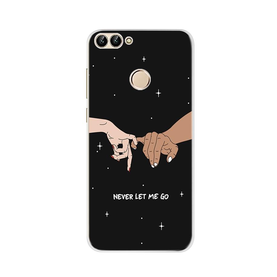 For Huawei P Smart Case TPU Soft Silicon Lavender Flower Back Cover Phone Case For Huawei P Smart 2018 FIG-LX1 PSmart Case 5.65"