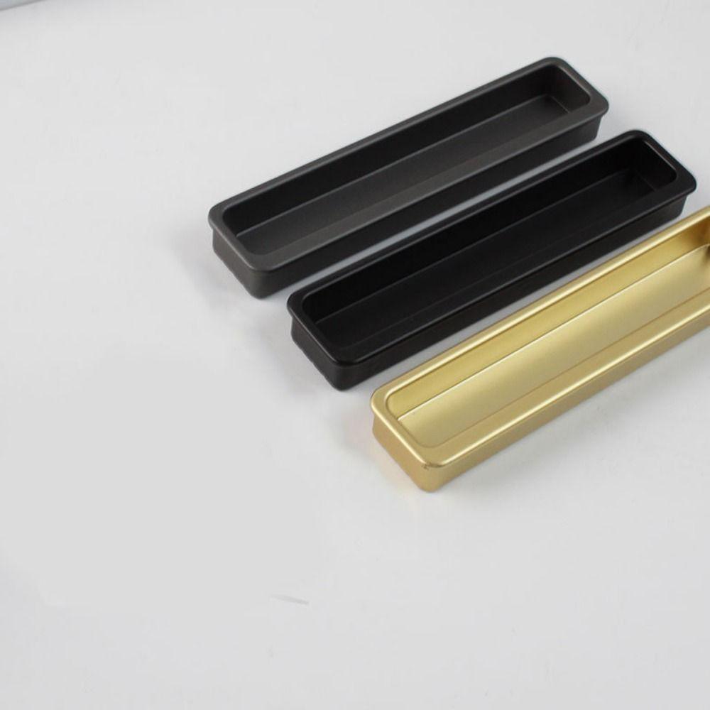 Metal Furniture Handle Slotting Slotting Sliding Door Handle Recessed Cabinet Door Handle  Closet