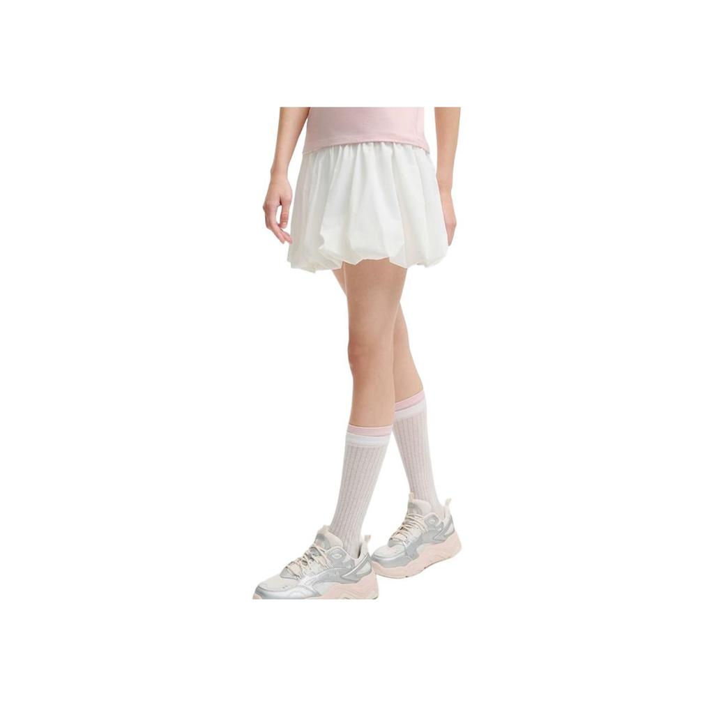 New FILA ORIGINALE Casual Short Skirts Women's Cloud White F51W529304F-WT