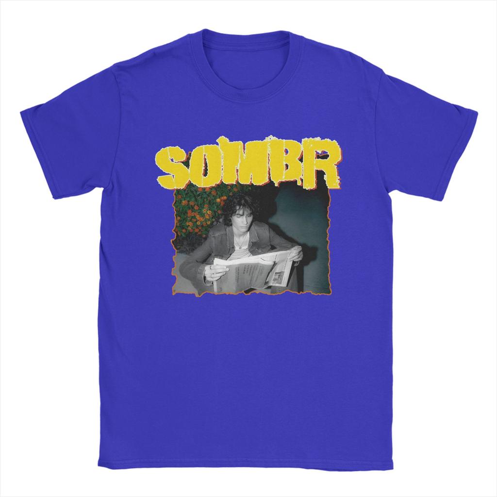 Vintage Singer Sombr T-Shirt Unisex Rundhals Baumwolle T-Shirts Kurzarm T-Shirt Große Größen Oberteile