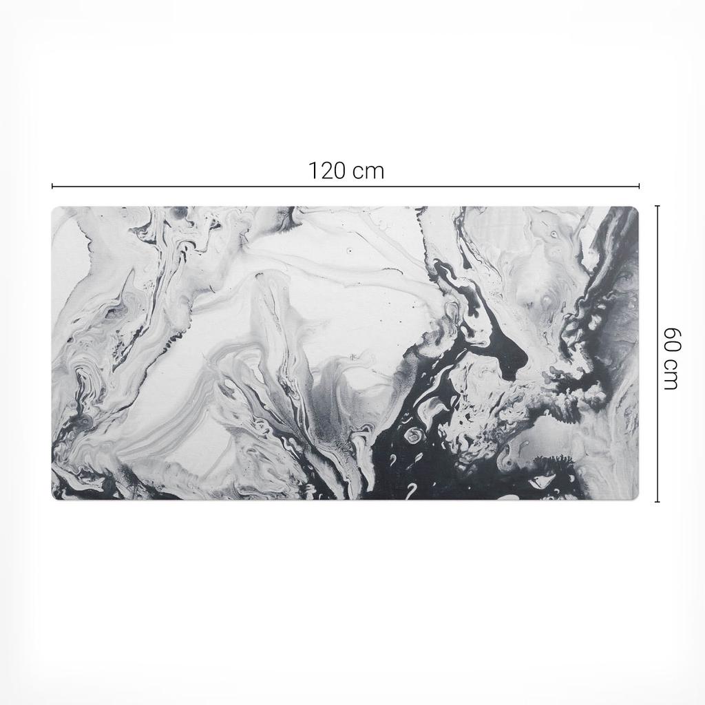 Desk Pad For Graphic Designers And Designers Abstract Swirls 120X60 Cm
