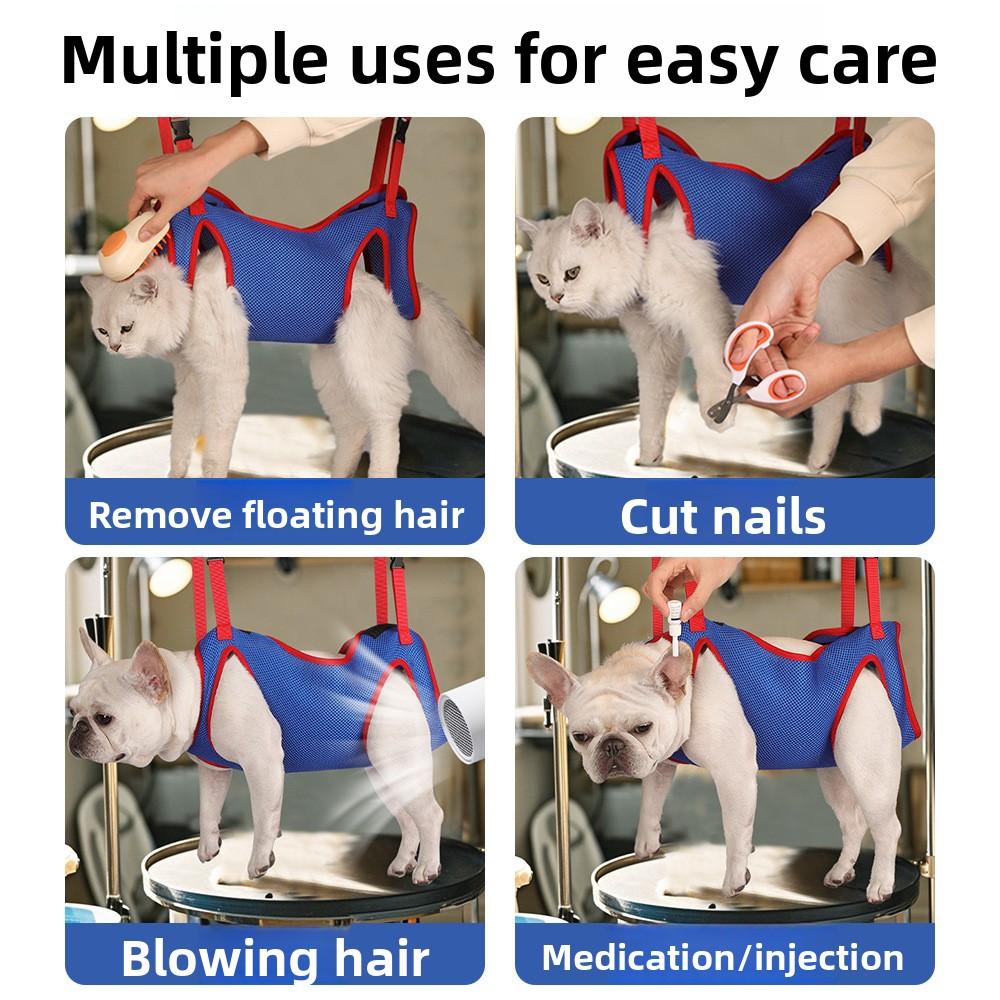 Pet Grooming Hammock, Cat Care and Grooming Assistance Hammock, Cat Nail Trimming Hammock