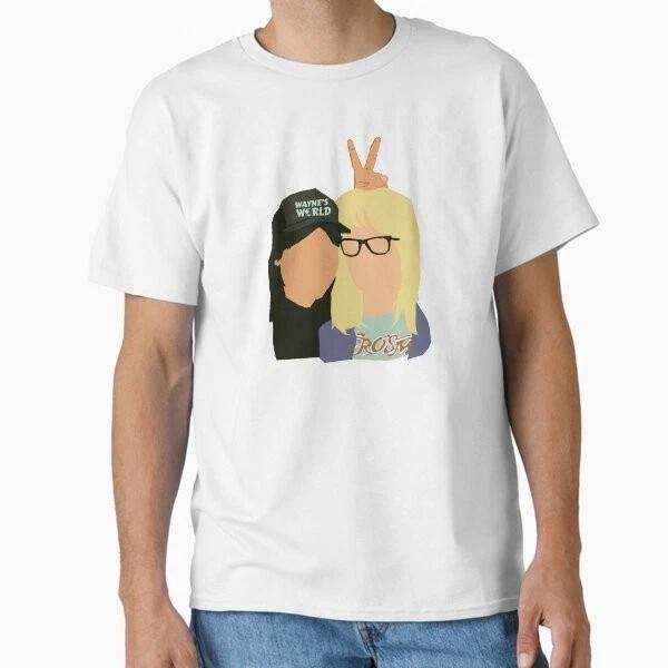 Waynes World Classic TShirt Made In UsaAus TShirt S2xl S