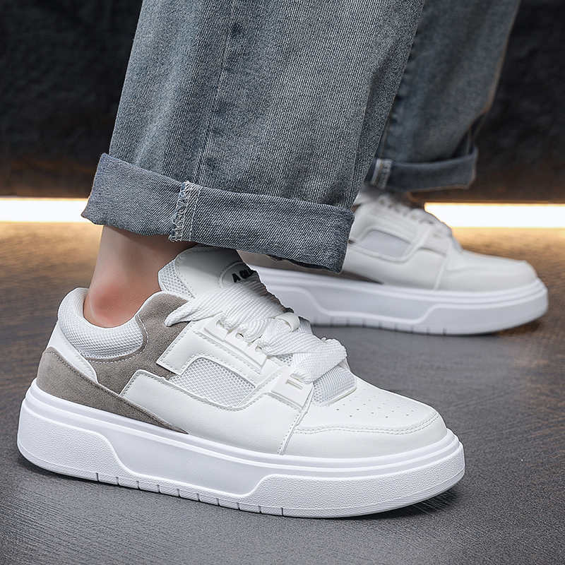 Fashion Platformed Thick Bottom Shoose For Man Vulcanize Original Brand Sneakers Wide Shoes For Men Sport Low Prices Saoatenis