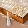 Stylish Open Bangle Ring Set Elegant Retro Jewelry Set New Hollow Leaf Bangle  Evening Wear