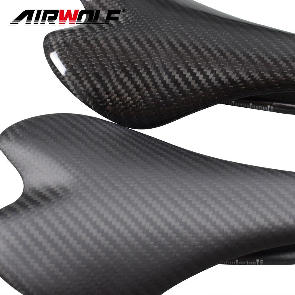3K Weave Matte Glossy Carbon Bike Saddle Accessories Parts for Road Bicycles Use with Carbon Seat