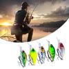 5Pcs Soft Plastic Baits Small Wobbler Fishing Lures Artificial Hard Baits Swimbait Crank Baits with Tackle Box Enduring