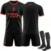 Ensemble de maillots d'entraînement 2ème maillot extérieur AC Milan 2026-27 avec chaussettes pour adolescents, enfants, adultes - Tenues de football