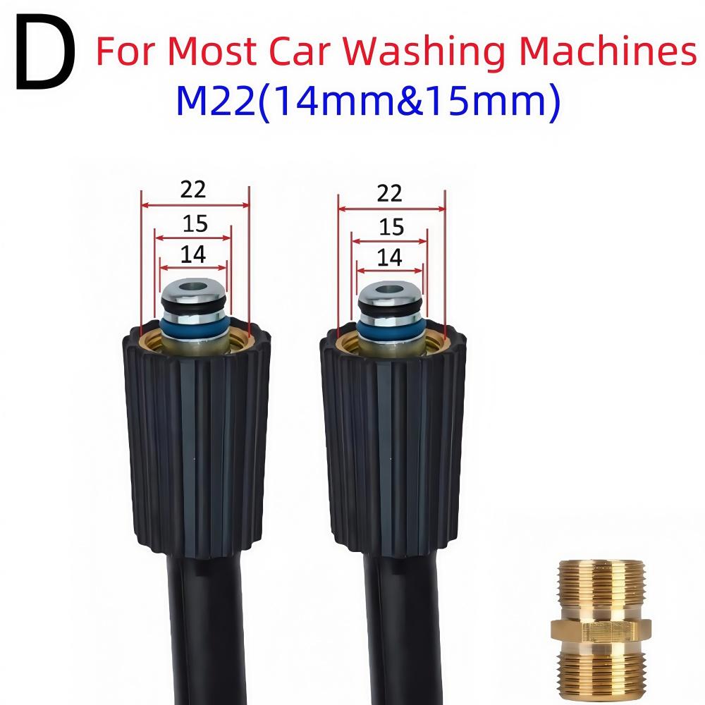 High Pressure Cleaning Machine Hose Car Wash Water Cleaning Hose Extension Hose Cord Pipe For Karcher Bosch Nilfisk Lavor Huter
