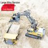 Free Shipping Alloy Remote Control Excavator Dump Truck Toy for Kids