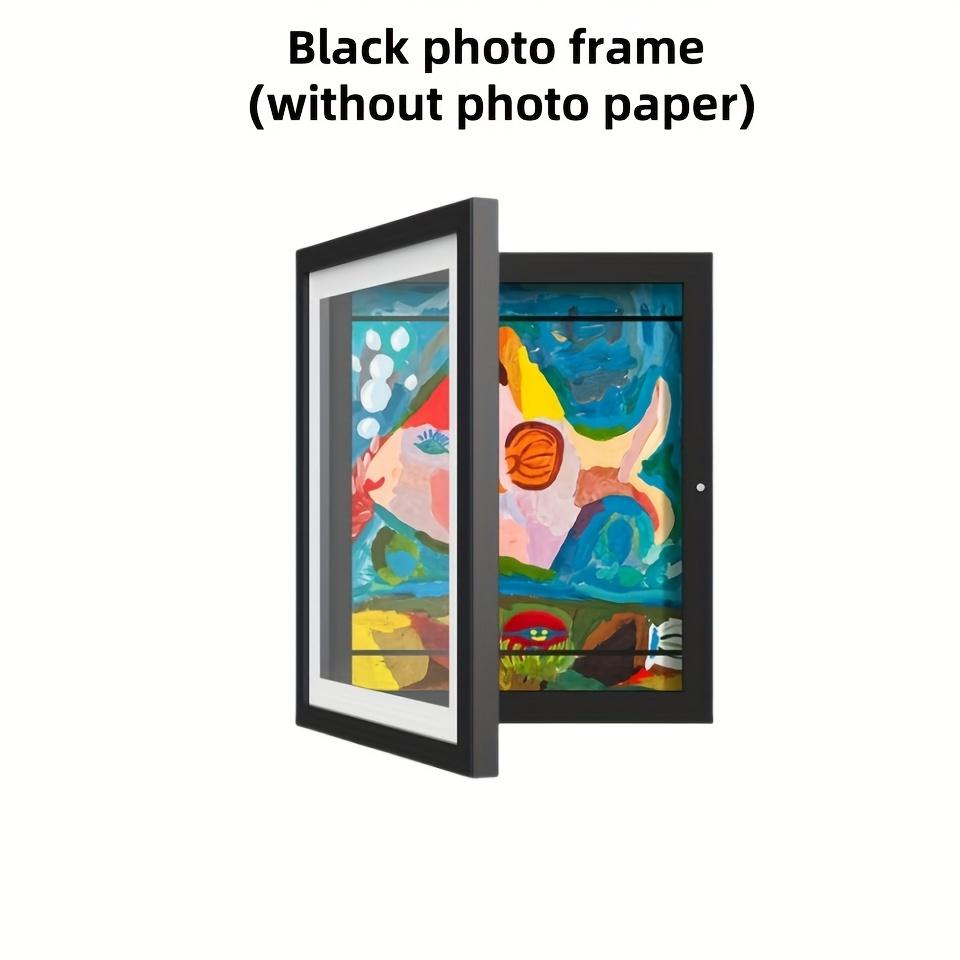 Kids Artwork Storage Frame Magnetic Front-Opening Photo Frame for Children's Drawings Poster Photo Drawing Paintings Pictures