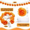 Led Marigold Garland Lights Lighted Marigold LED Flowers Day Of The Dead Decorations Diwali Decorations For Home Battery