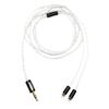 NOBUNAGA Labs Entry-level IRIS 4-core OFC Silver-plated Cable [3.5mm Stereo Mini Plug/custom IEM 2-pin] NLE-RIS