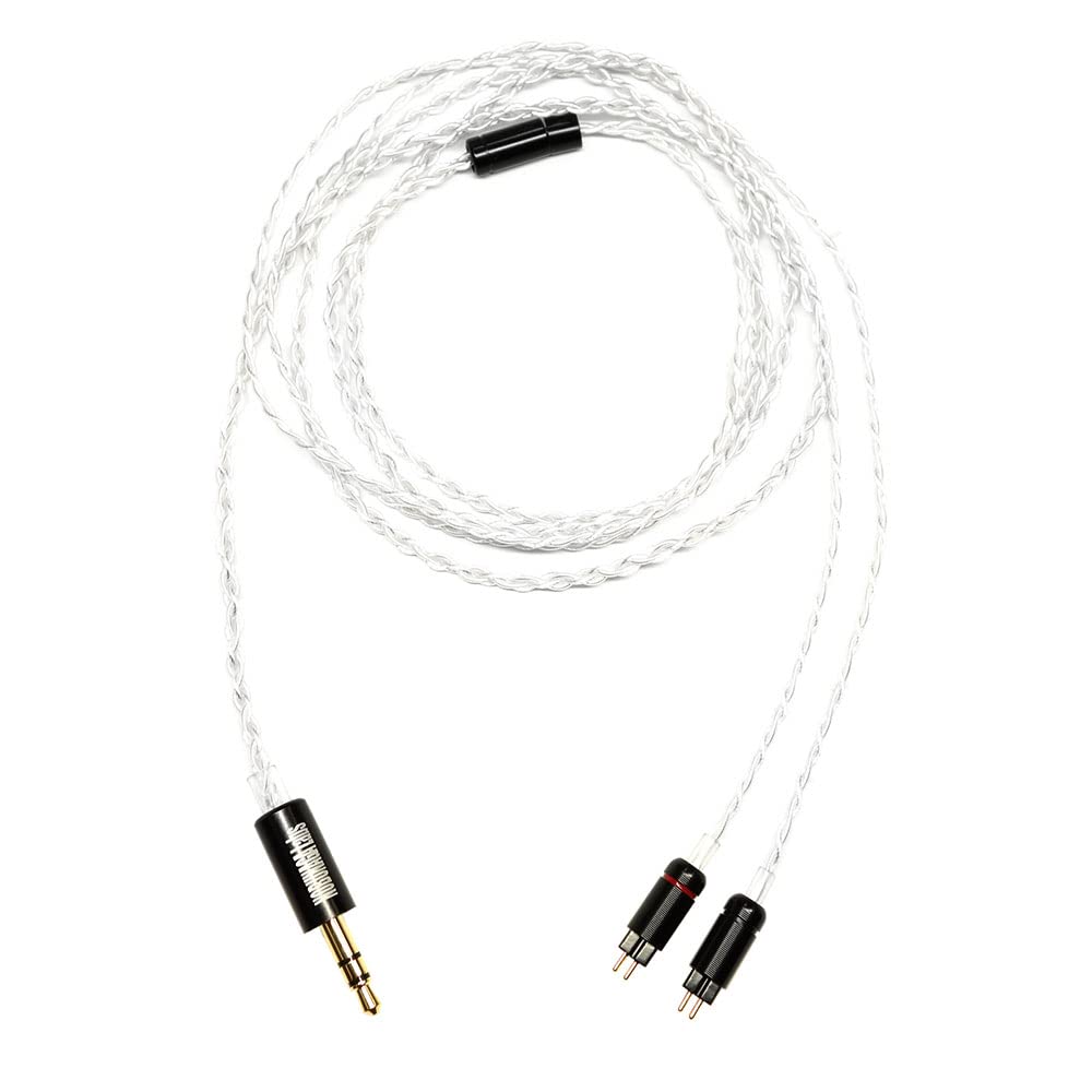 NOBUNAGA Labs Entry-level IRIS 4-core OFC Silver-plated Cable [3.5mm Stereo Mini Plug/custom IEM 2-pin] NLE-RIS
