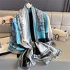 Women 180*90cm Fashion Beautiful Soft Silk Scarves Female Lady Shawl Hijab Wrap Foulard Bandanna Muffler Beach Pareo
