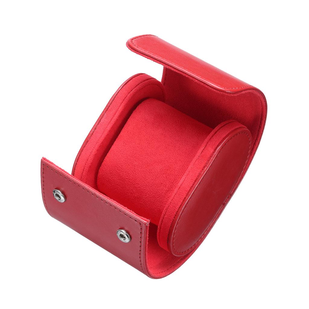 1/2/3 Slot Leather Watch Travel Case Single Watch Roll Storage Box Organizer for Men Women Watch Holding Storaging Displaying
