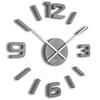 Gray Wooden Wall Clock EKO 75cm