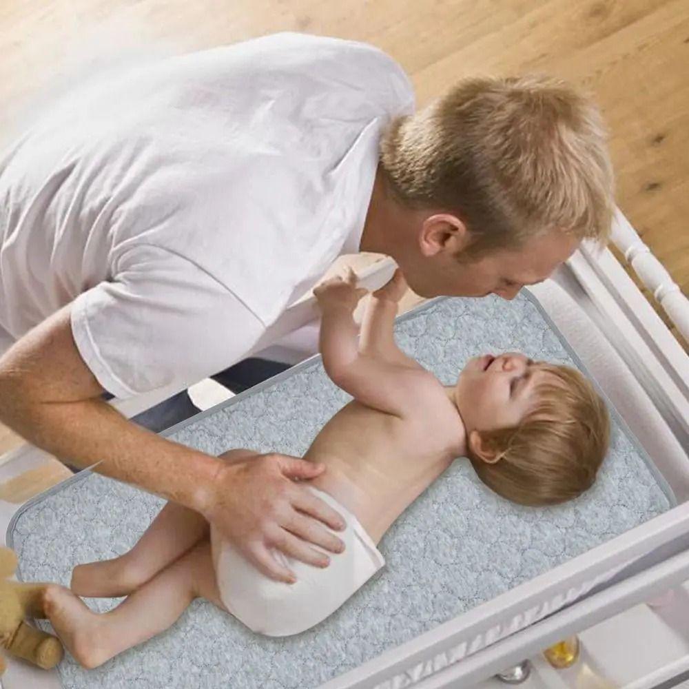 Waterproof Baby Diaper Pad Breathable Toddler Changer Cushions Bassinet Mat Liners Newborn Bedding