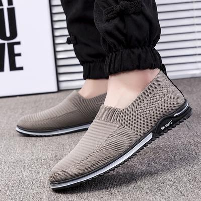 Chaussures Homme Mode Baskets Légères Chaussures de Marche Décontractées Mode Homme 2024 Nouvelles Chaussures Mocassins Homme Respirantes à Enfiler Baskets Homme