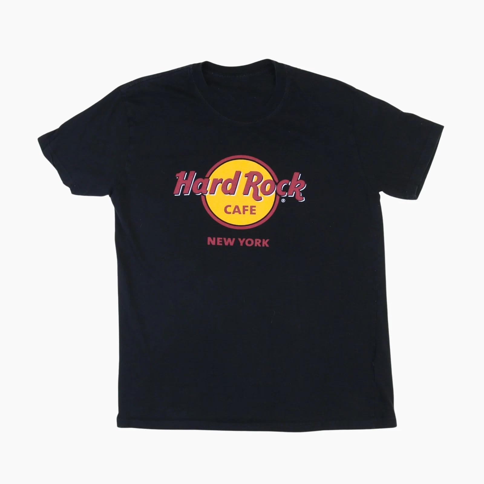 Hard Rock Cafe New York Black Cotton T Shirt Full Size S-5XL S разноцветный