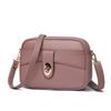 Extremely Simple Style Crossbody Small Square Bag, Solid Color, Light Luxury Women's Bag, Fashionable Mailman Bag