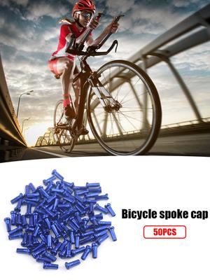 50 piezas Niples de radios de rueda MTB Metal 14G 2mm Niples de radios Bicicleta de Montaña Ciclismo Piezas de Repuesto Piezas de Bicicleta