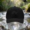 Technics Pattern Black And White Sandwich Baseball Cap, Unisex, Easy, Lightweight, Adjustable Outdoor Sun Hat, Ideal Gift for Tr