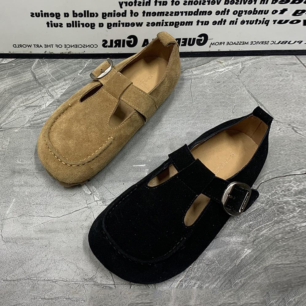 Fashion Women Mullers Plus Size Casual Femle Flat Shoes Leather Women Shoes Deigner Women Loafers