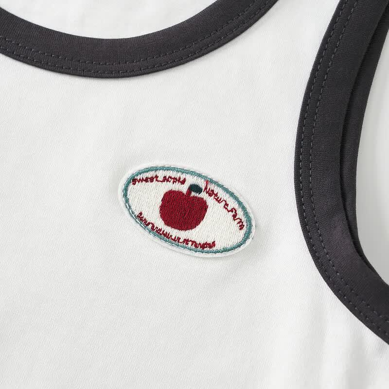 TONGTAI Baby Sleeveless Pure Cotton Vest T-Shirt