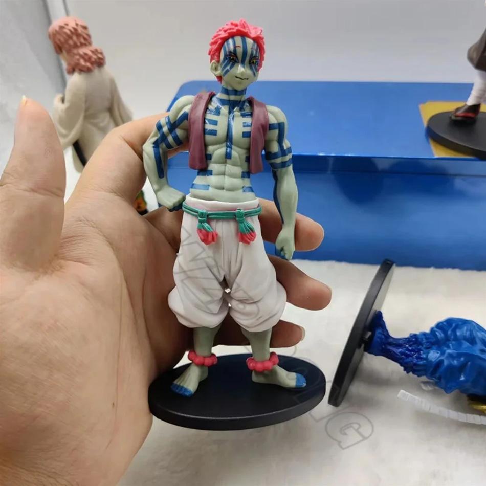 Demon Slayer Anime Action Figure - Kamado Tanjirou with Agatsuma Zenitsu And Nezuko PVC Model Toys Kimetsu No Yaiba Warriors