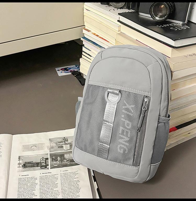 Boys and Girls Backpack Functional Outdoor Sports Light Leisure Backpack Portable Hiking Backpack Hiking Bag Breast Bag