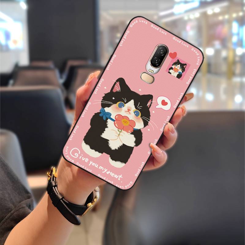 Nárazuvzdorné Vodotěsné Pouzdro na Telefon Pro OnePlus 6/1+6 Odolné proti Nárazům Silikonové Prachotěsné Graffiti Kreslené Zvířata Roztomilé Odolné