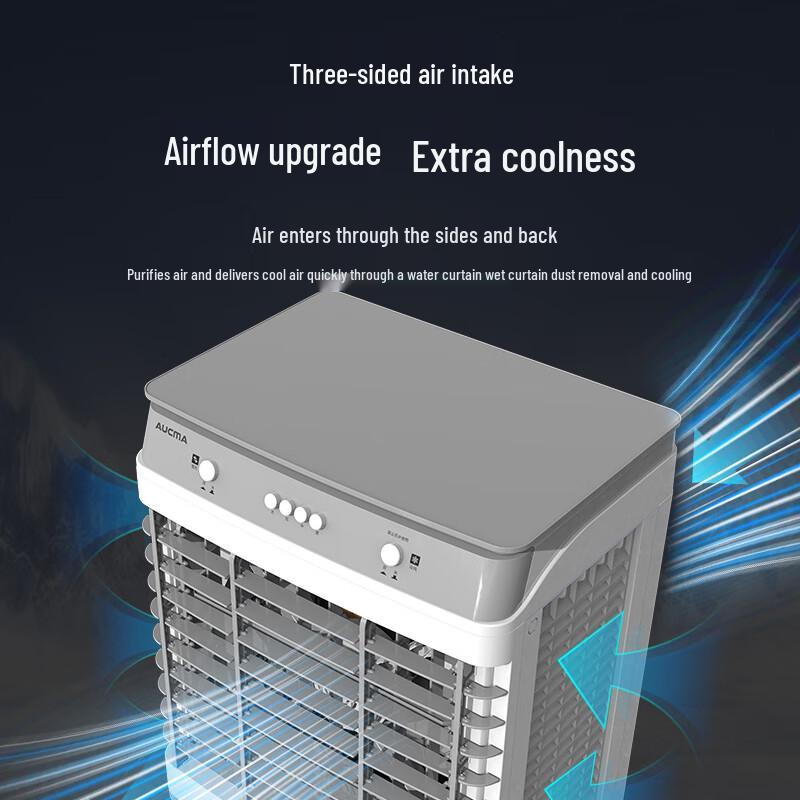 Raffreddatore d'aria mobile industriale e commerciale AUCMA da 40L Spina CN (adattatore incluso)