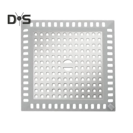 

Фильтр для раковины из нержавеющей стали с силиконовым кольцом, ловушка для волос для крышки слива душа, устойчивый к ржавчине фильтр для слива пола в ванной комнате Square