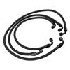 Transmission Cooler Hose Kit Metal Nylon Replacement for 6.6L Duramax LLY LBZ LMM 2006‑2010