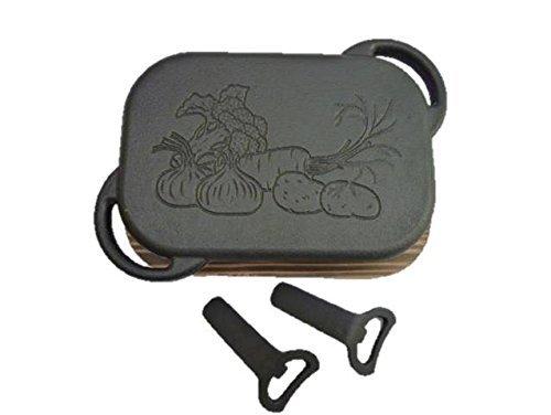 

Чугунная сковорода-гриль Nanbu (с деревянным основанием и двумя ручками)