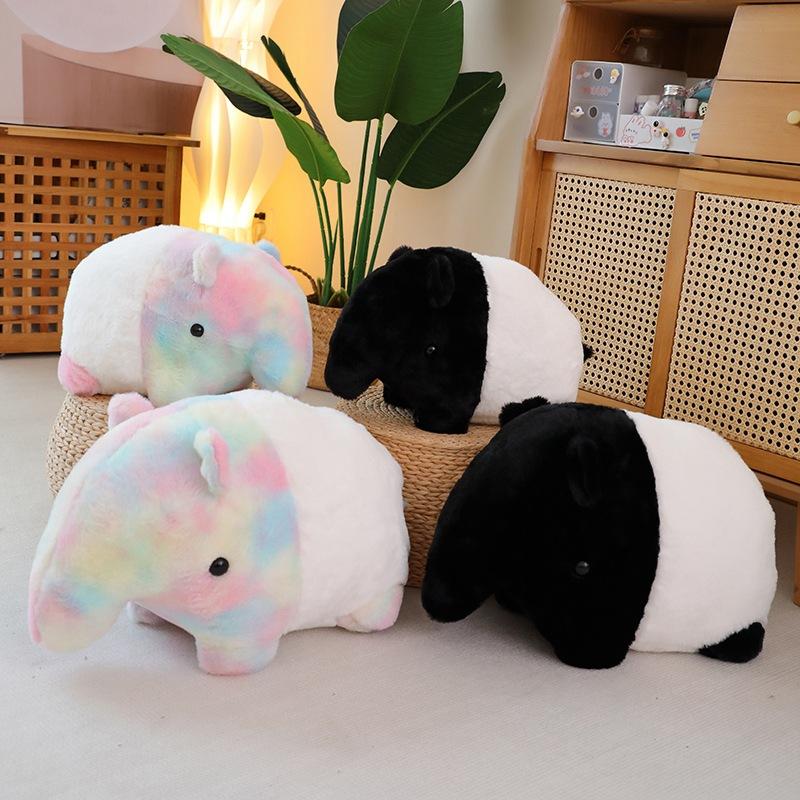 Ins Internet Celebrity, Same Type Of Food Dream Tapir, Dreamy Rainbow Tapir, Tapiridae Plush Toy, Cute Animal Pillow Ornament