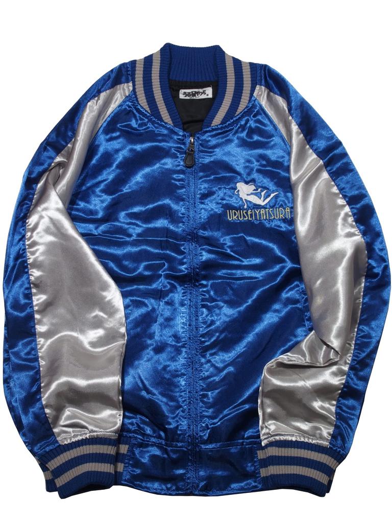 [Urusei Yatsura] Rumiko Takahashi Lum Embroidered Sukajan Character Manga Anime (LL, Blue)